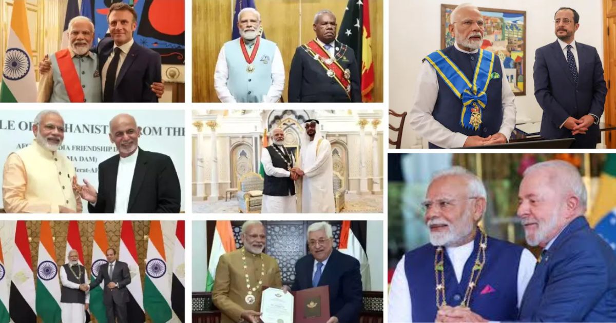 Modi got highest awards