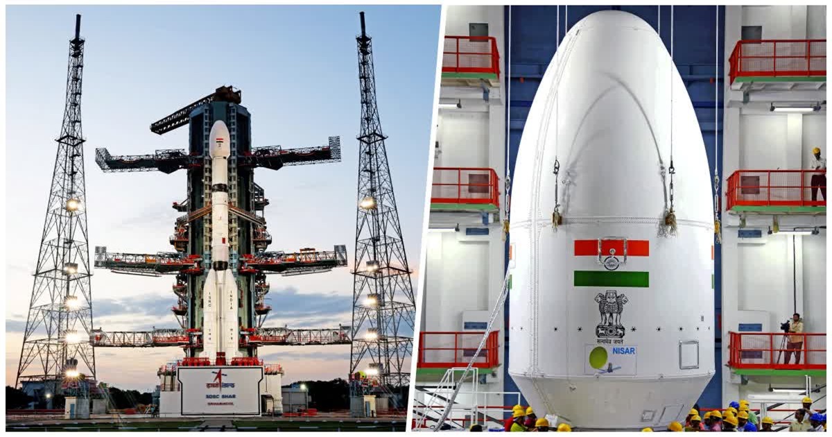 nisar us india nasa isro satelite mission takes to the sky successfully