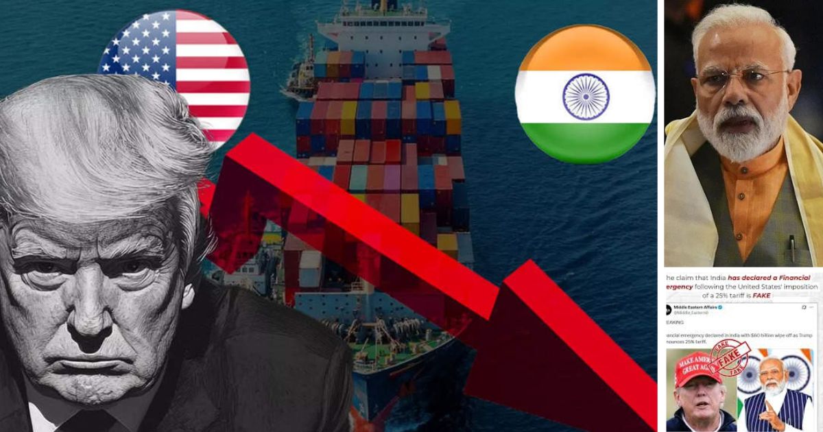pib fact check fake news claiming india may suspend us agreements over tariff war