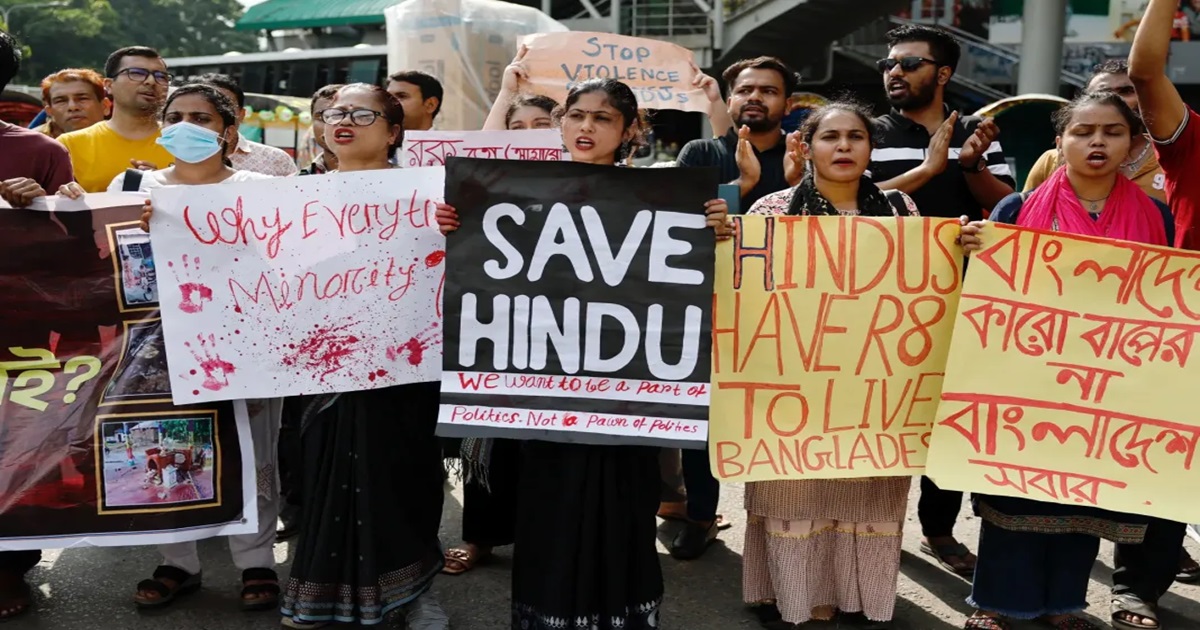 attacks on hindu mea tells in parliament india flagged 3,582 cases of violence against hindus in bangladesh