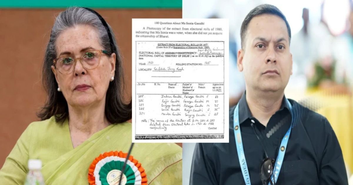 Sonia Gandhi: নাগরিকত্ব পাওয়ার আগেই ভোটার তালিকায় নাম তুলেছিলেন সোনিয়া, বিস্ফোরক দাবি অমিত মালব্যর