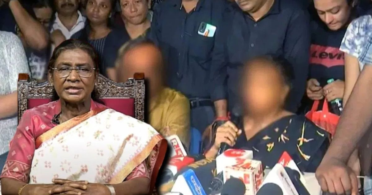 President draupadi murmu sends email to chief secretary of bengal regarding family of rg kar victim