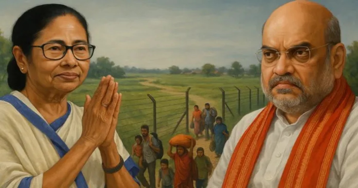 indo-bangladesh border fencing in west bengal delayed for land acquisition home ministry said in rajya sabha