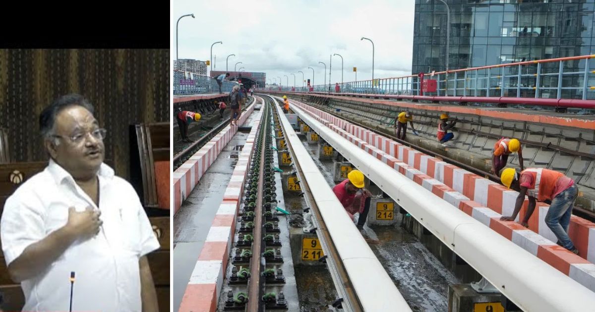 kolkata metro work progress bjp mp shamik bhattacharya raises question in parliament