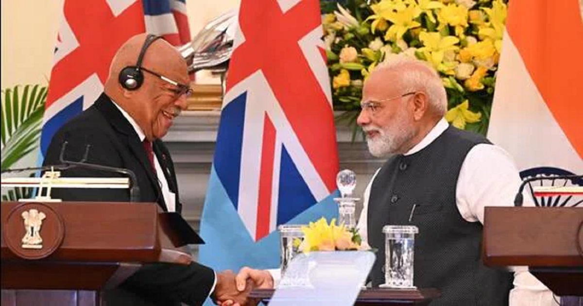 India Fiji to strengthen cooperation in defence says pm modi