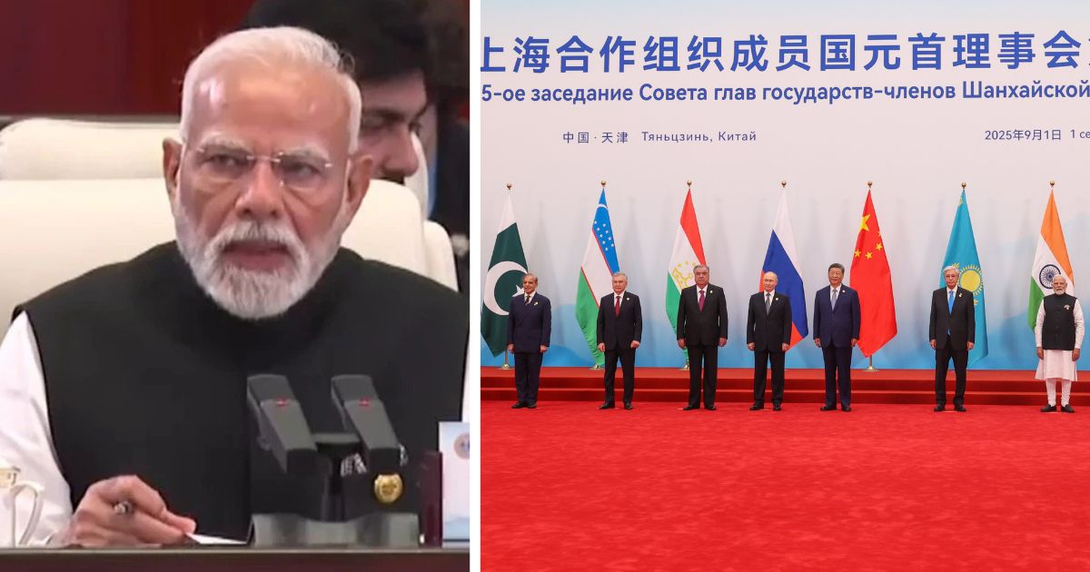 SCO Summit: ‘‘কোনও দেশ খোলাখুলি সন্ত্রাসবাদকে সমর্থন করছে, আমরা মেনে নেব?’’ শরিফের সামনেই এসসিও সম্মেলনে প্রশ্ন মোদির