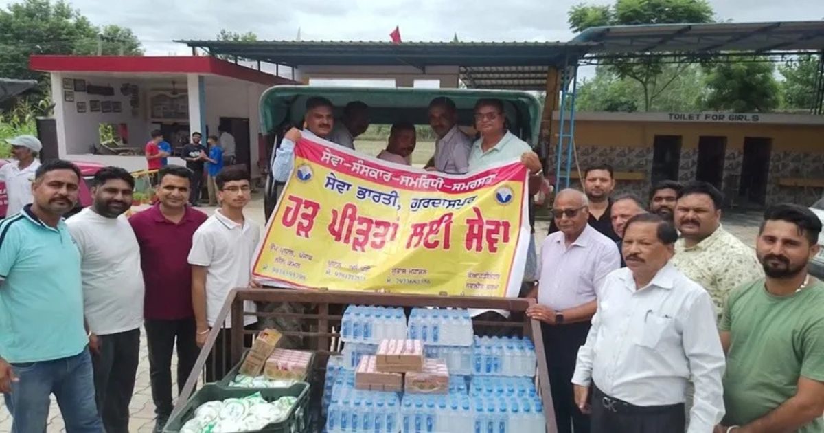 Punjab Floods RSS swayamsevaks lead relief operations provide aid to 12000 families across the State