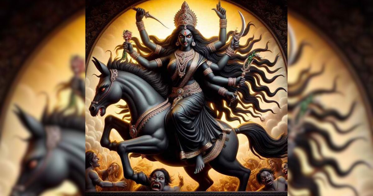 durga puja 2025 hindu mythology navratri significance 9 avatars goddess durga devi Kalratri