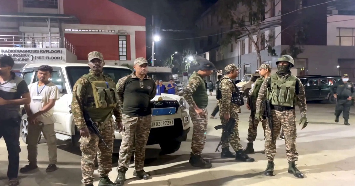 manipur violence terrorists attack assam rifles convoy 2 soldiers martyred 6 critically injured