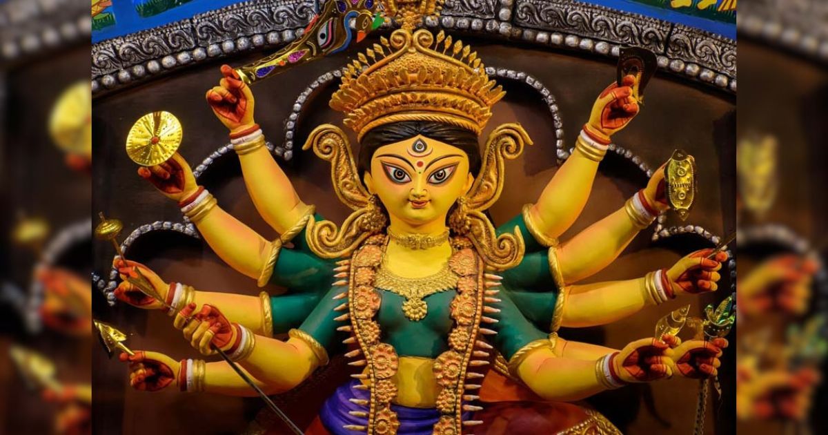 durga puja 2025 different Weapons of Goddess Durga which gods gave them mythology significance