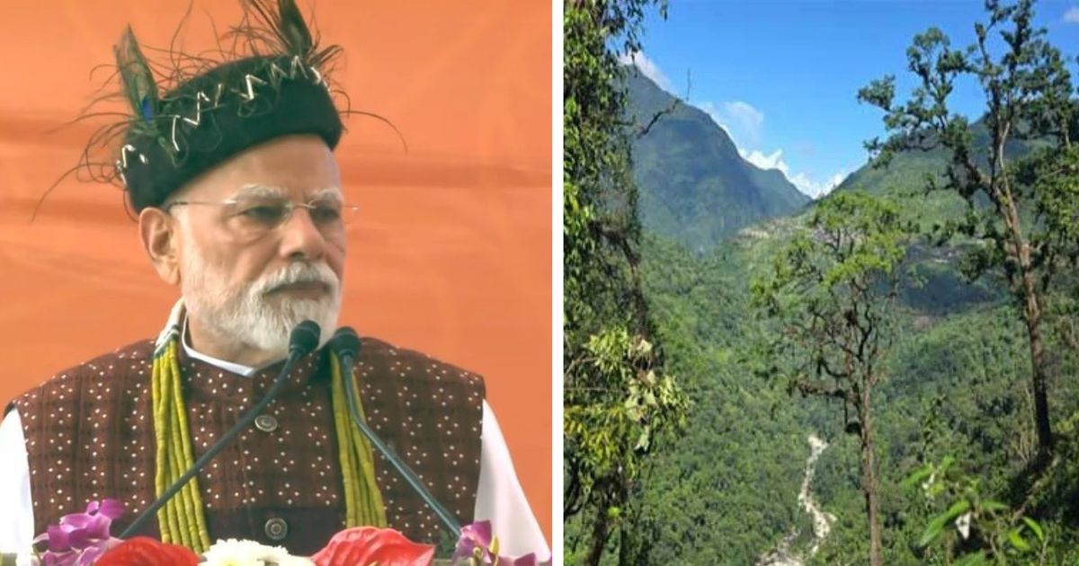pm modi in arunachal lays foundation stones of hydel projects to frontier highway in china border districts what he said from itanagar