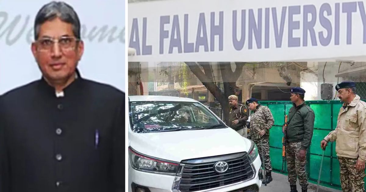 al falah university chairman jawad ahmed siddiqui and his brothers arrested after raids in delhi red fort blast