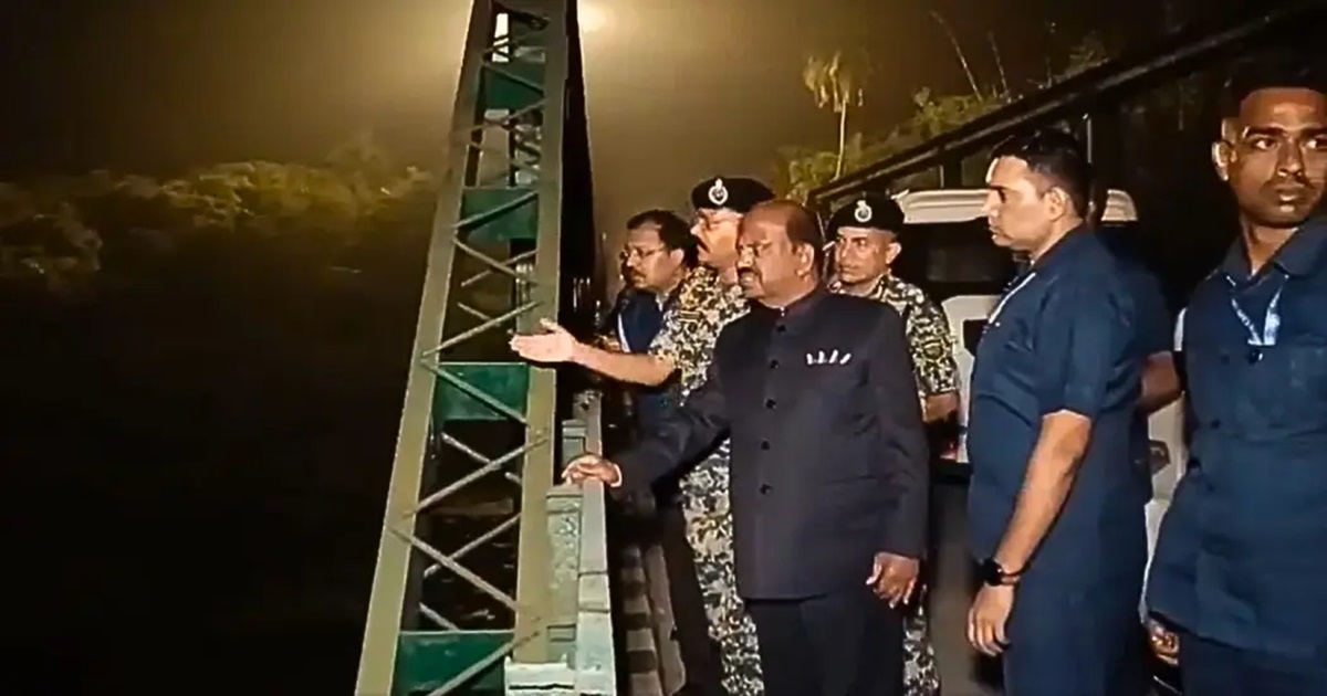 governor cv ananda bose visited hakimpur border area said he will give report to home ministry