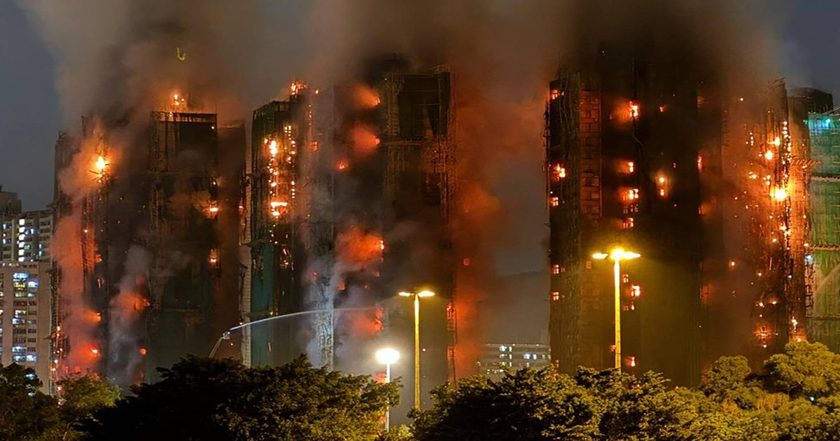 hong kong building fire death toll increased in this tragedy many people are missing