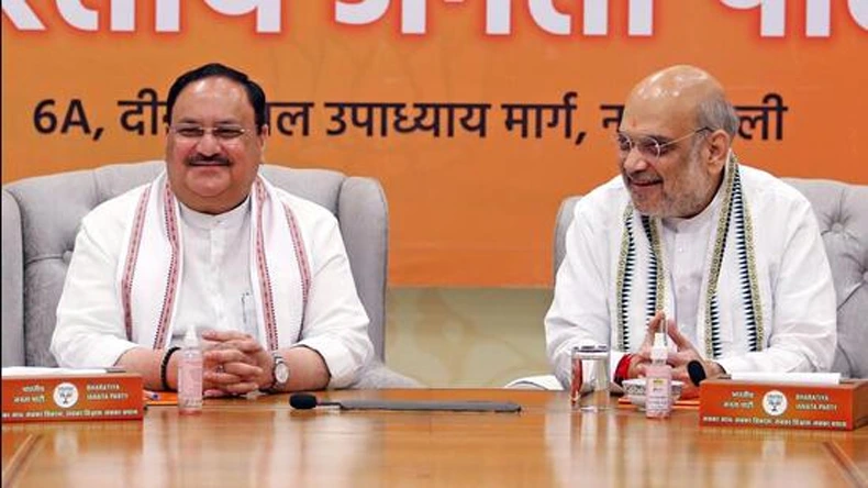 wb election 2026 bjps mission bengal strategy confirmed at naddas dinner amit Shah gives victory tonic