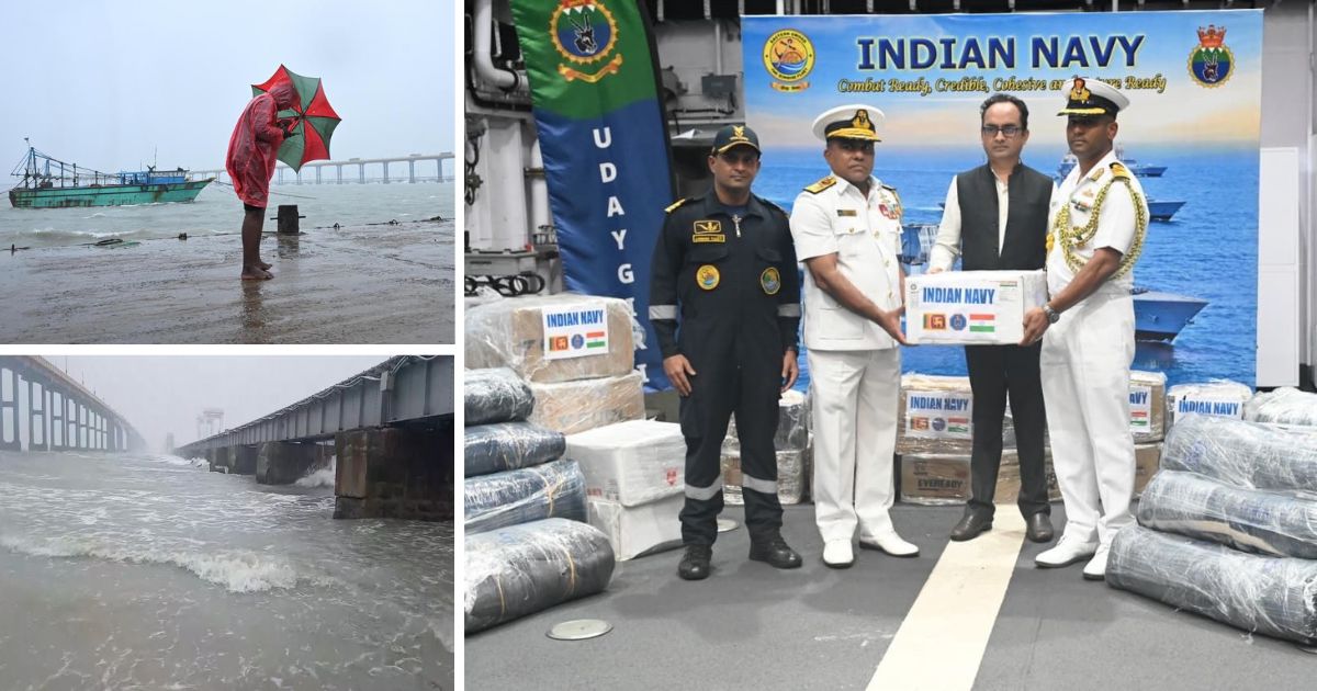 cyclone ditwah may intensify when come to india creates massive disaster in sri lanka