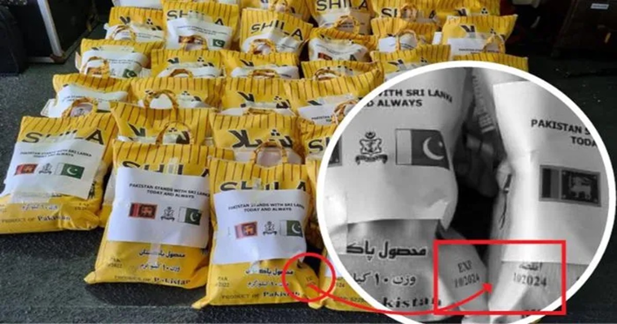 expired flood relief pakistan sends to sri lanka sparks outrage as netizens point out ‘EXP:10/2024’ label