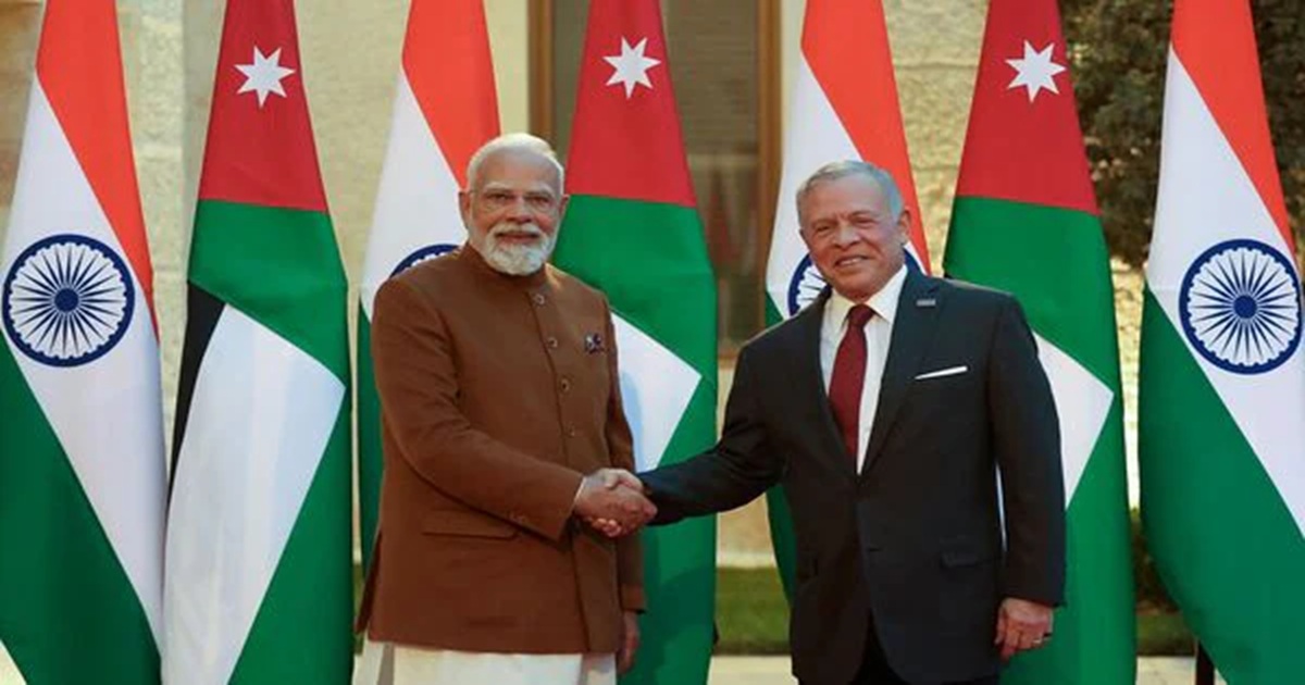 Pm modi holds productive talks with king Abdullah ii