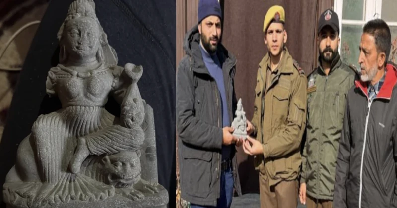 jammu-and-kashmir-news-ancient-durga-mata-idol-recovered-from-jhelum-river-in-jammu-and-kashmir-evidence-of-shakti-worship-place