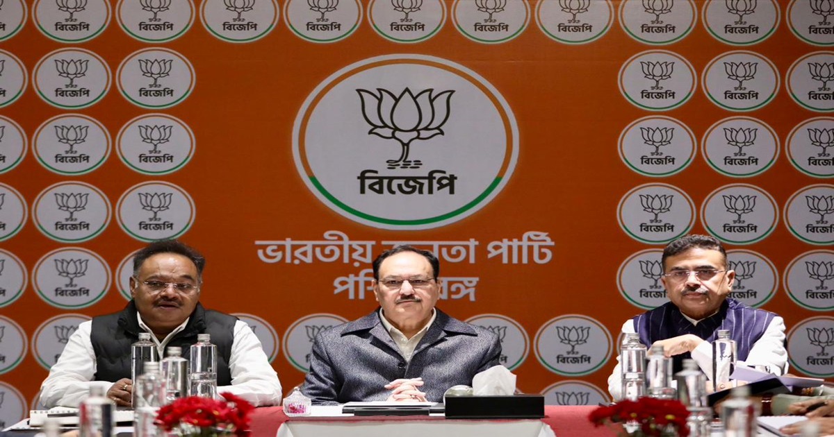 jp nadda in bengal said not only a political issue to win assembly election is national interest also implement ayushman bharat