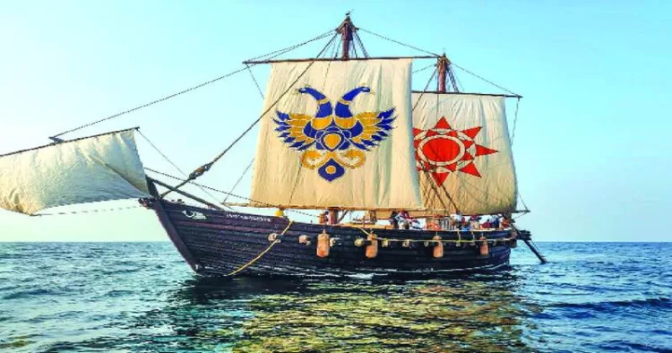 INSV Kaundinya Crew: প্রথম বিদেশ সফর শেষ করল ভারতীয় নৌবাহিনীর আইএনএসভি কৌন্ডিন্য