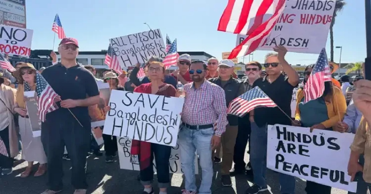 Bangladesh: বাংলাদেশে হিন্দুদের ওপর নির্যাতনের প্রতিবাদে বিক্ষোভ মার্কিন মুলুকেও