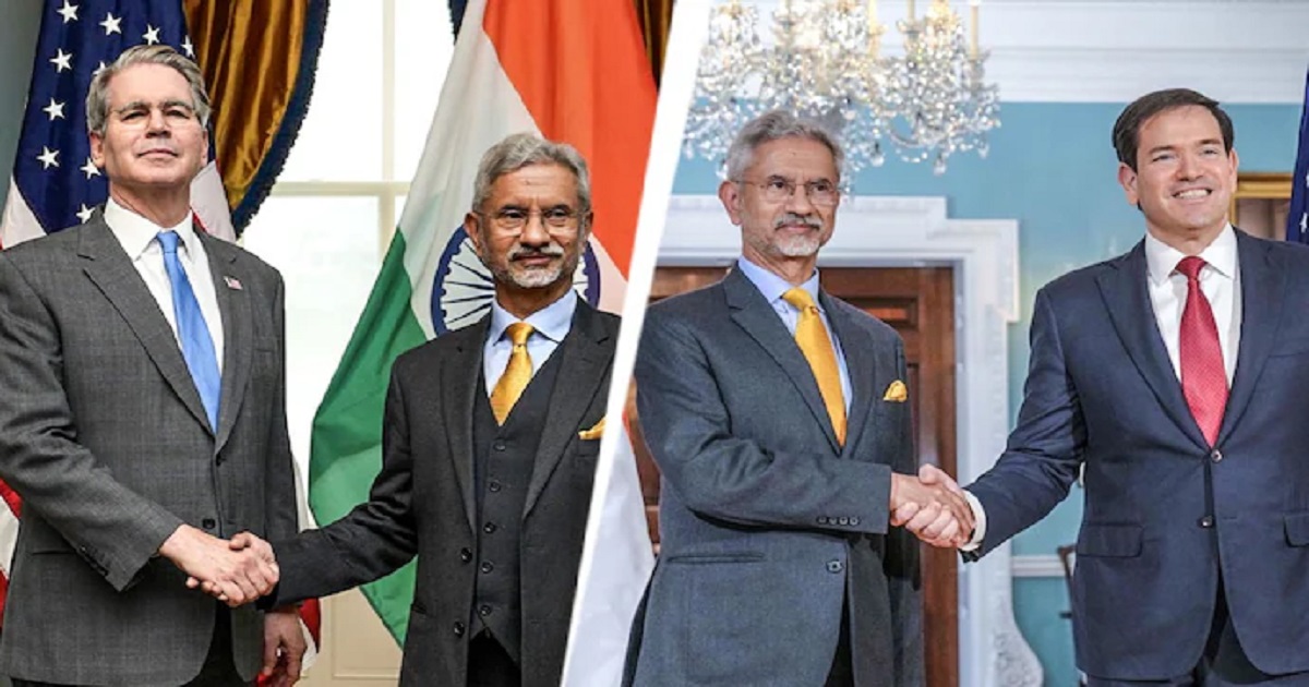 S jaishankar meets us treasury secretary scott bessent