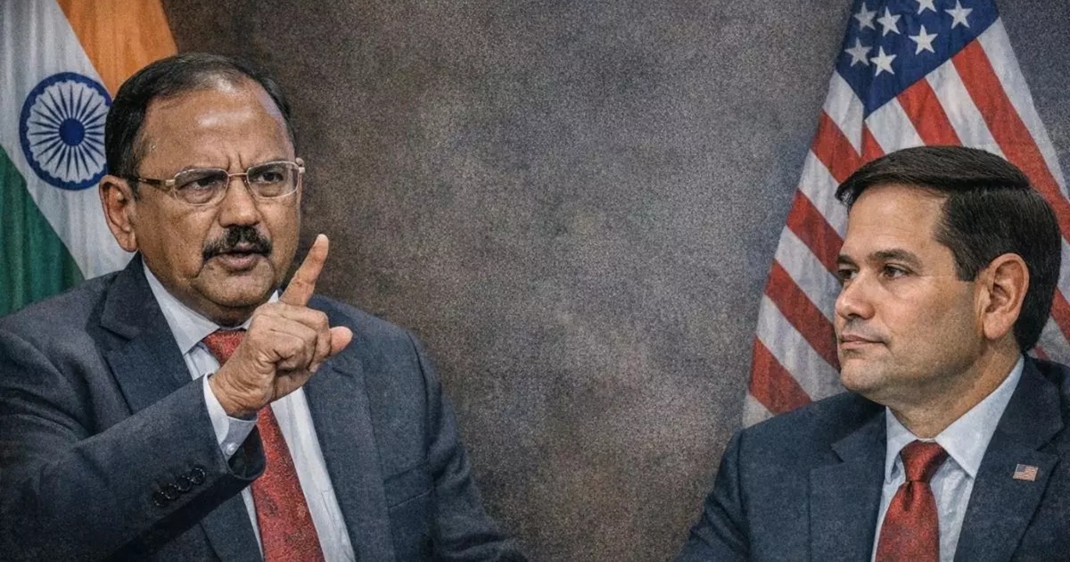 India us relation doval told rubio modi govt wont be bullied