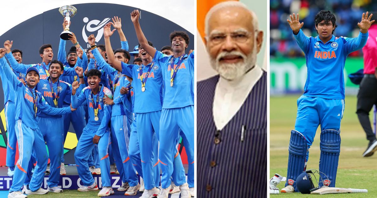 u-19 world cup 2026 india win 6 times pm modi congratulates cricketers vaibhav surayvanshi waiting for senior team
