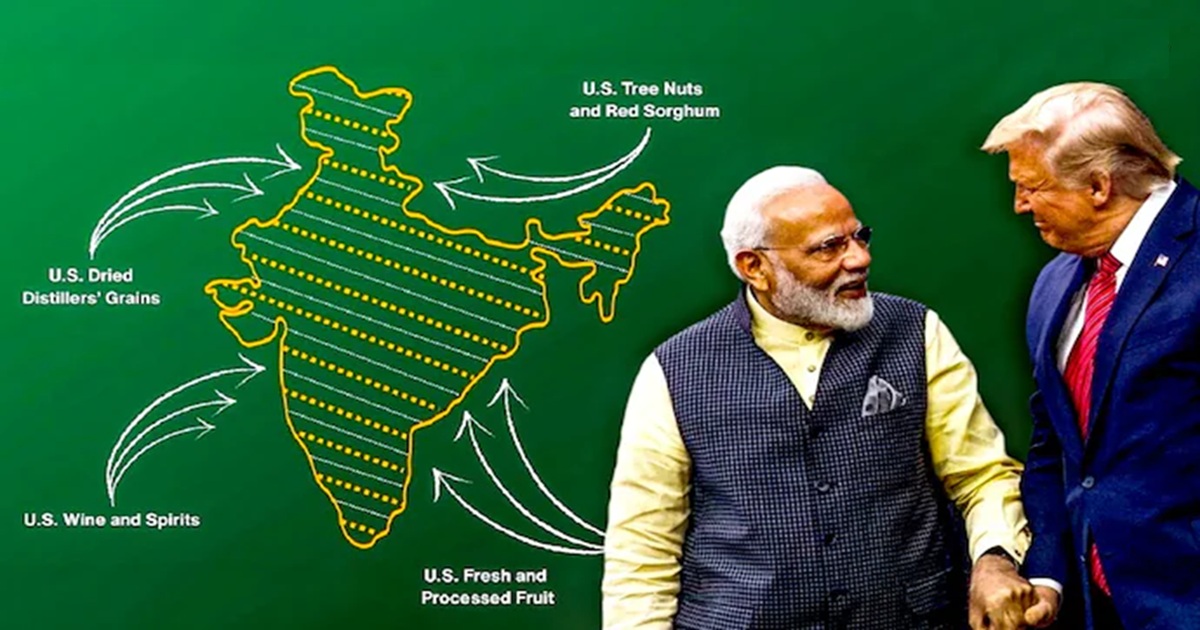 India map Kashmir pok aksai chin us trade deal trump modi