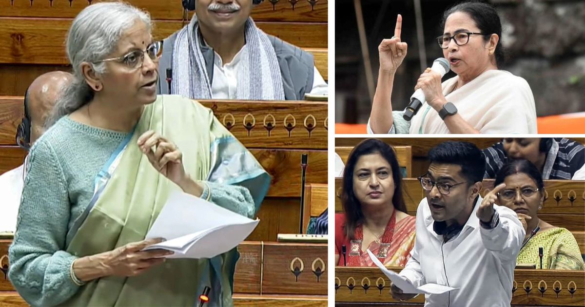 nirmala sitharaman slams west bengal govt over law and order during central budget discussion said about bomb culture in the state