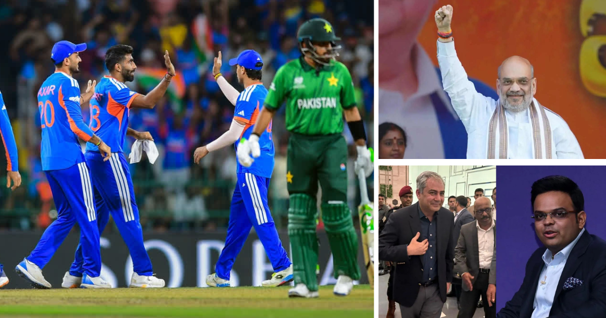 t20 world cup 2026 india beats pakistan mohsin naqvi leaves stadium early amit shah hails india's win