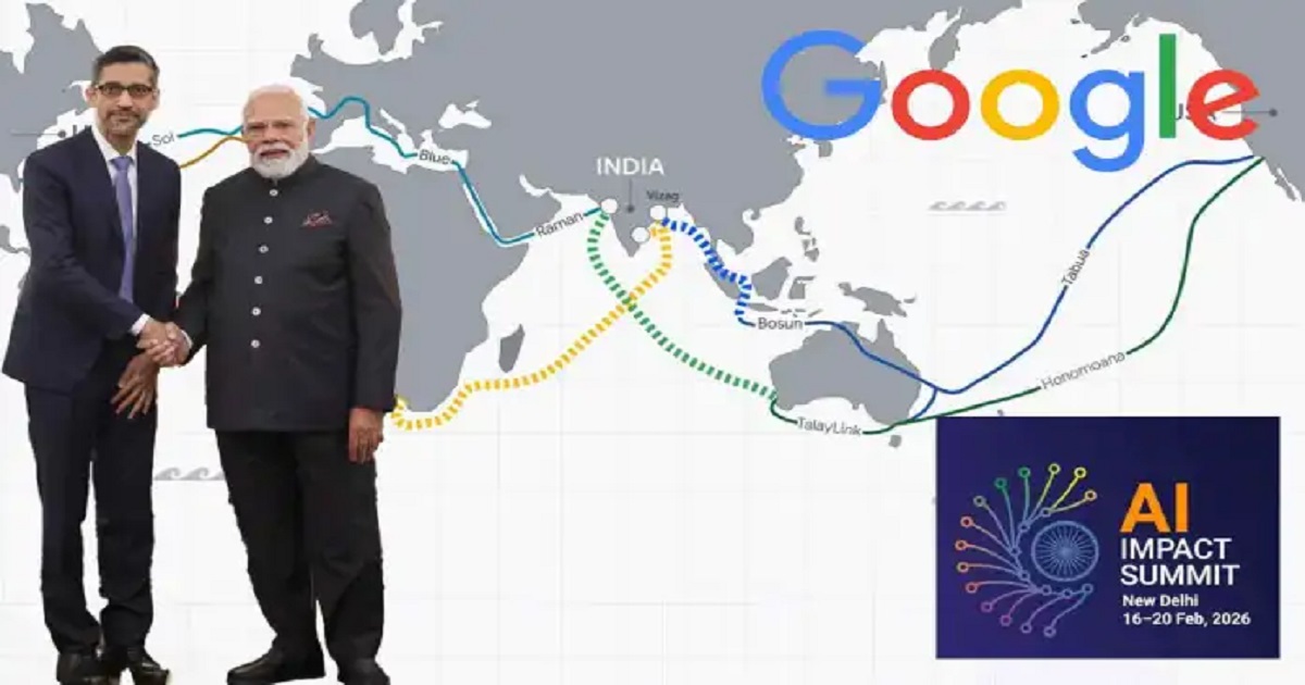 Google announces America india connect Visakhapatnam fibre optic cables