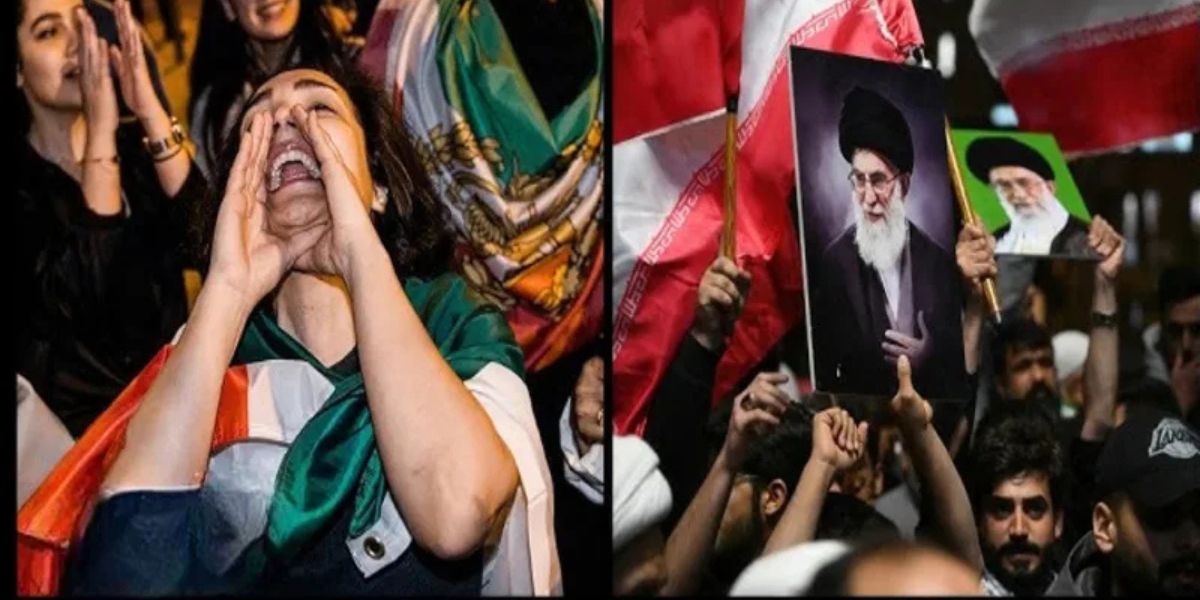 Iran celebrates ayatollah khameneis death in Israeli and american attacks women take to the streets as a symbol of freedom