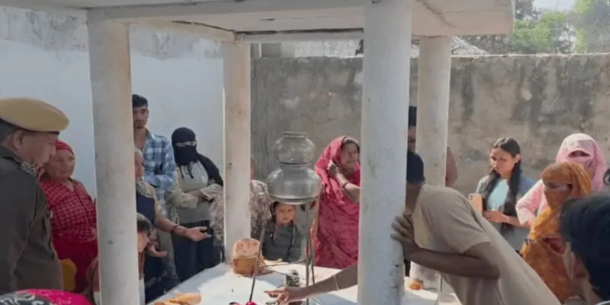 rajasthans historic alwar temple vandalized shivling destroyed nandi and ganesh idols extensively damaged