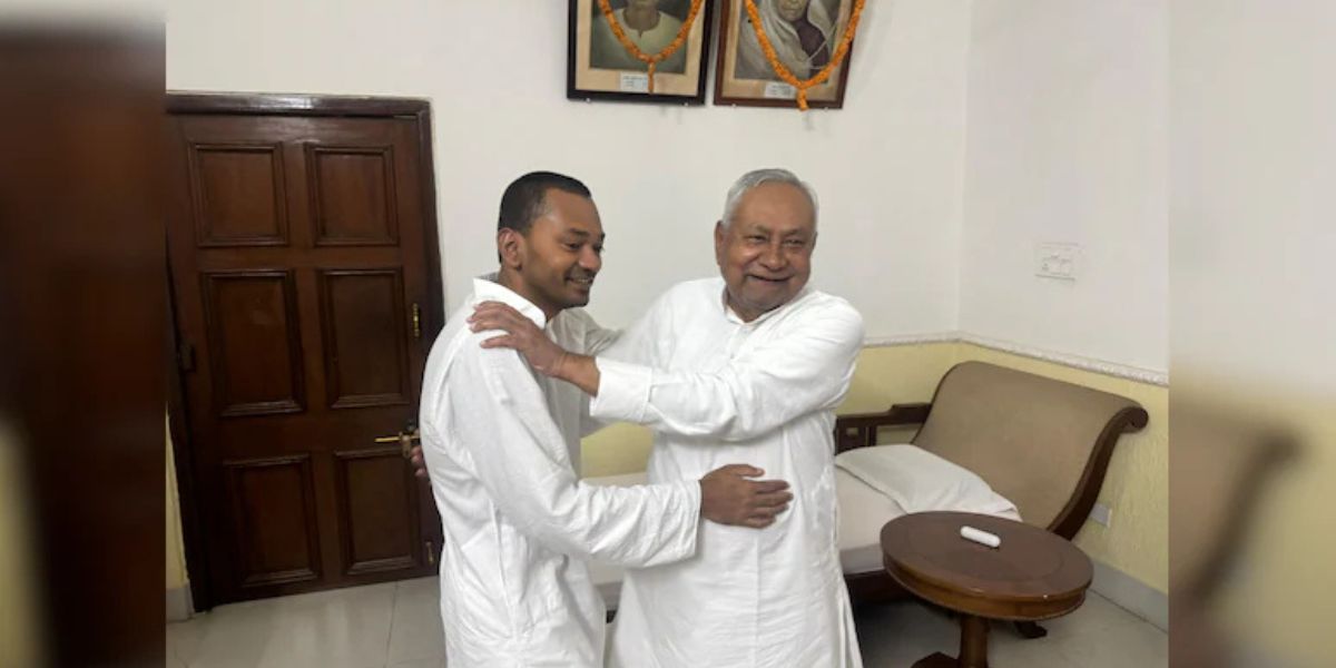 Nitish Kumar's 50-year-old son Nishant Kumar officially joins JDU, leads in Deputy Chief Minister's race