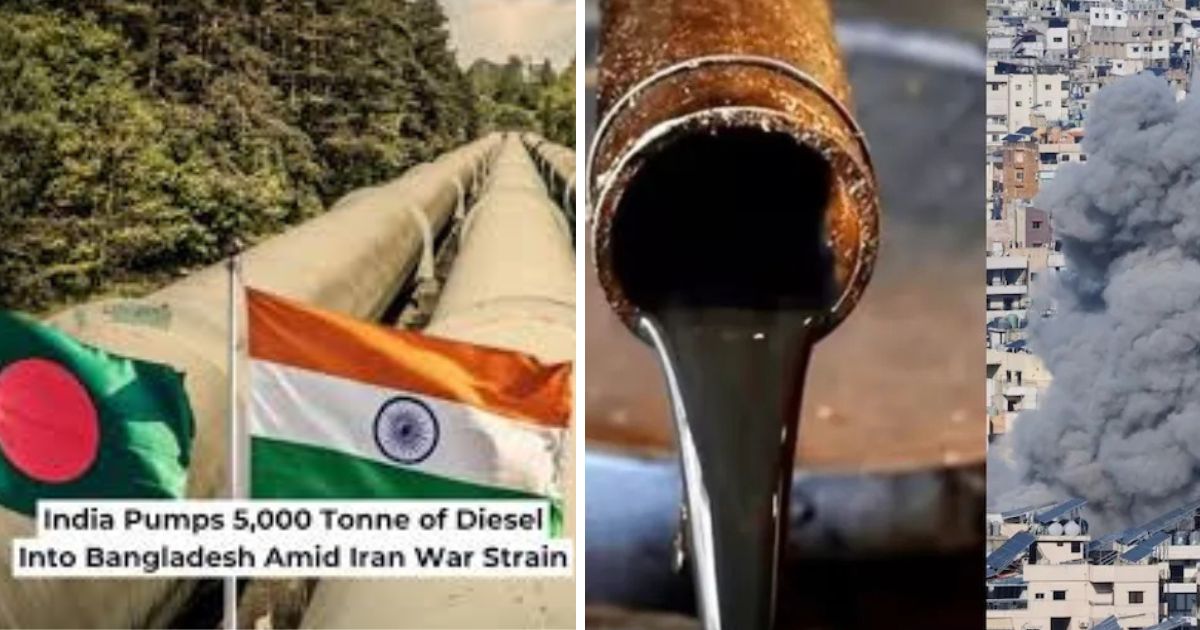 india bangladesh relation delhi pumps 5,000 tonne of diesel into dhaka amid iran us conflict