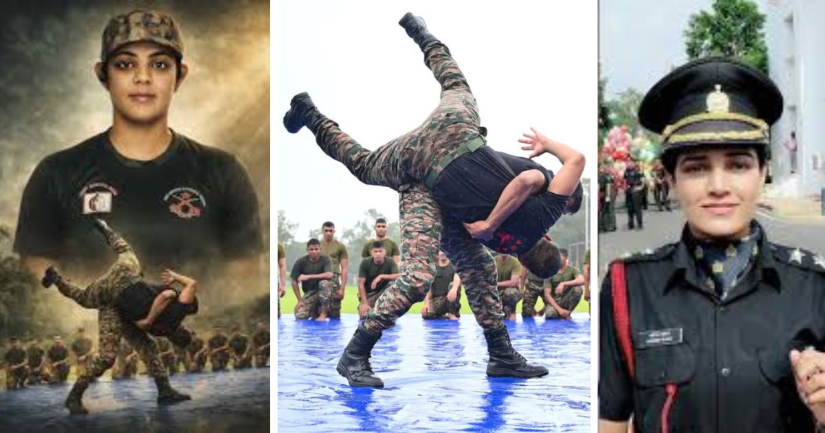 lieutenant deeksha tripathi becomes first woman to complete the Indian army martial arts routine combat course