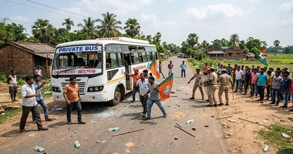 PM Modi Brigade Rally: ব্রিগেডমুখী বাস লক্ষ্য করে হামলা, ভাঙচুর, আক্রান্ত বিজেপির একাধিক কর্মী-সমর্থক