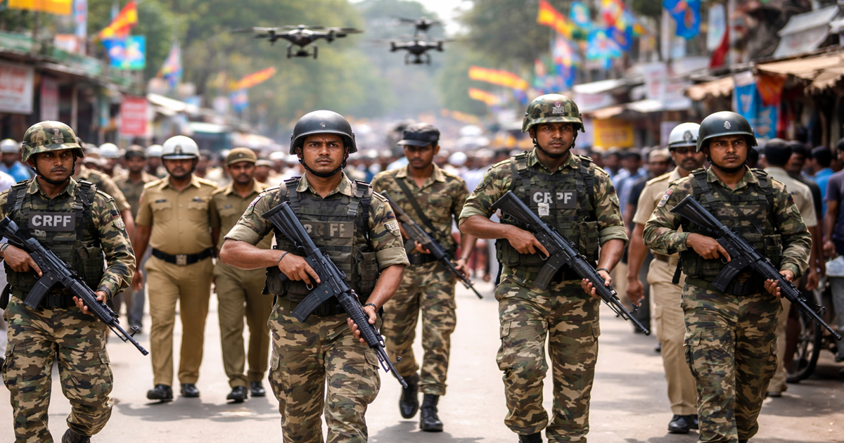 West Bengal Assembly Polls 2026 Election Commission Cracks Down on Violence Central Forces Get Tough Orders