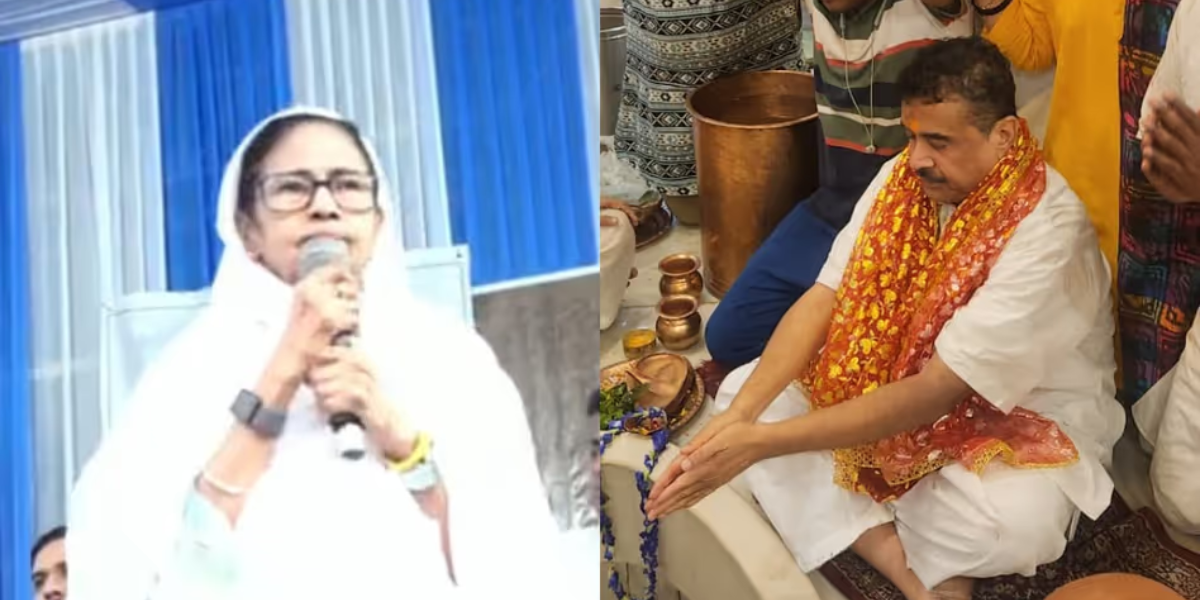 Mamata Banerjee: শনি সকালে কালীঘাটে পুজো শুভেন্দুর, মুসলিম ভোট পেতে রেড রোডে মমতা