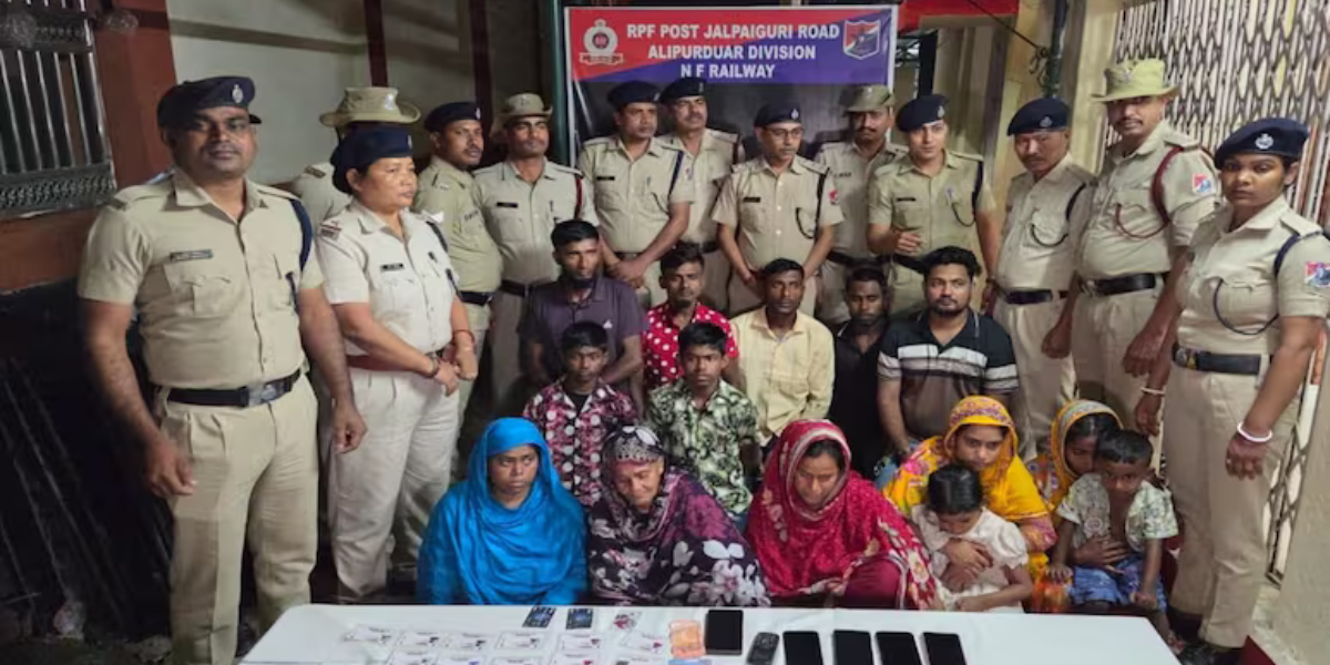 14 bangladeshi nationals arrested in jalpaiguri fake aadhaar cards and malaysian currency seized incident sparks sensation amidst election atmosphere
