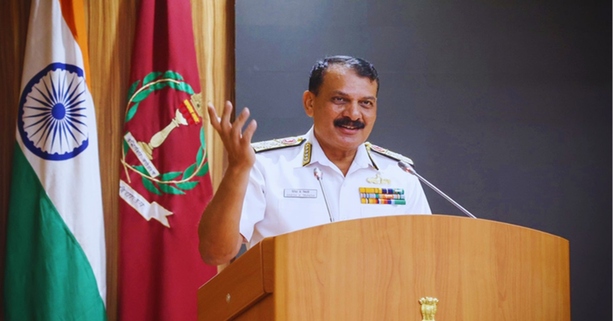 operation sindoor navy chief admiral dinesh k tripathi said india was just minutes away from striking pakistan to sea