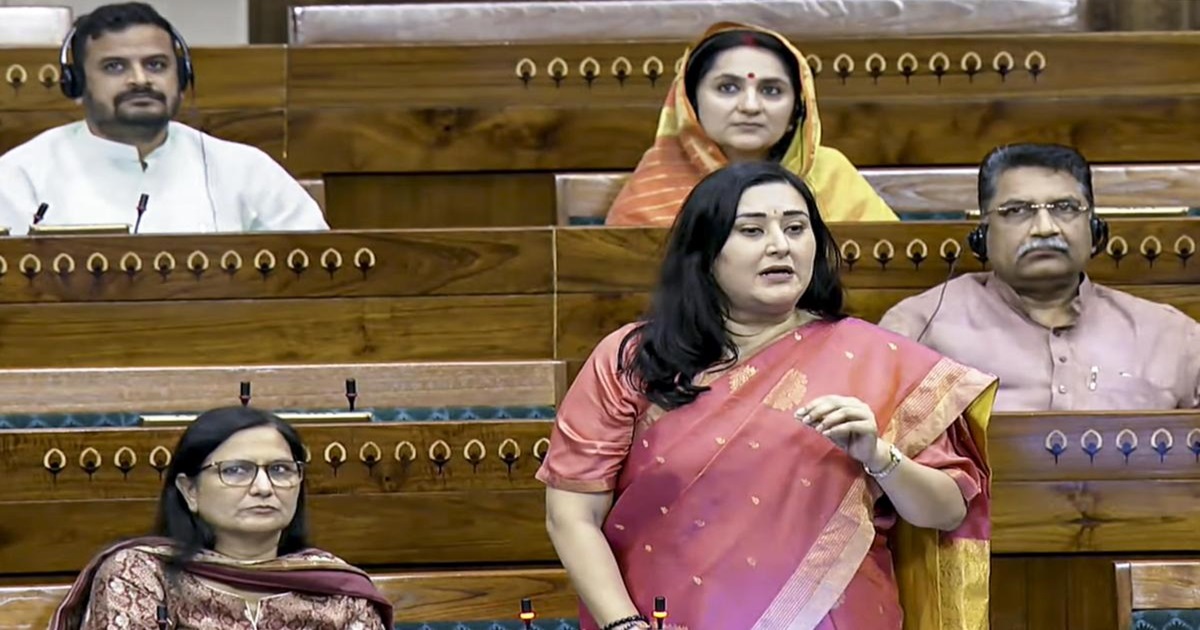 bjp mp bansuri swaraj said democracy was crushed in west bengal