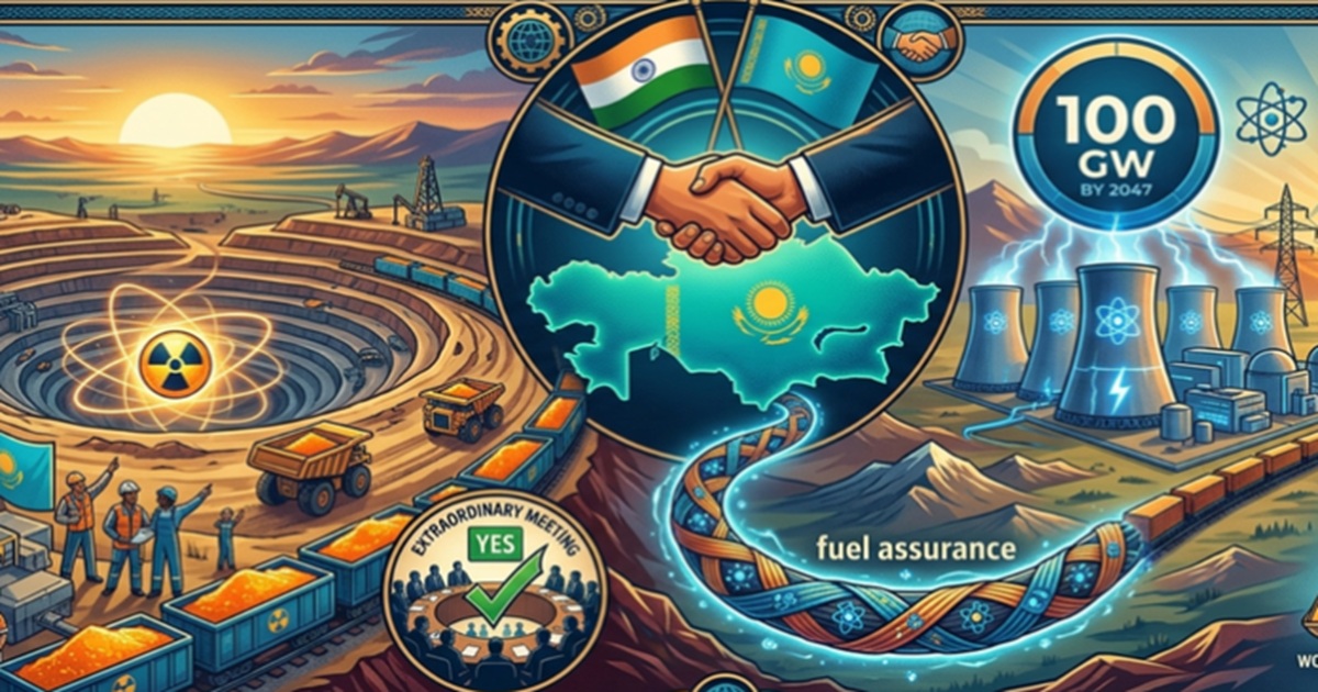 India signs major uranium procurement deal with Kazakhstan