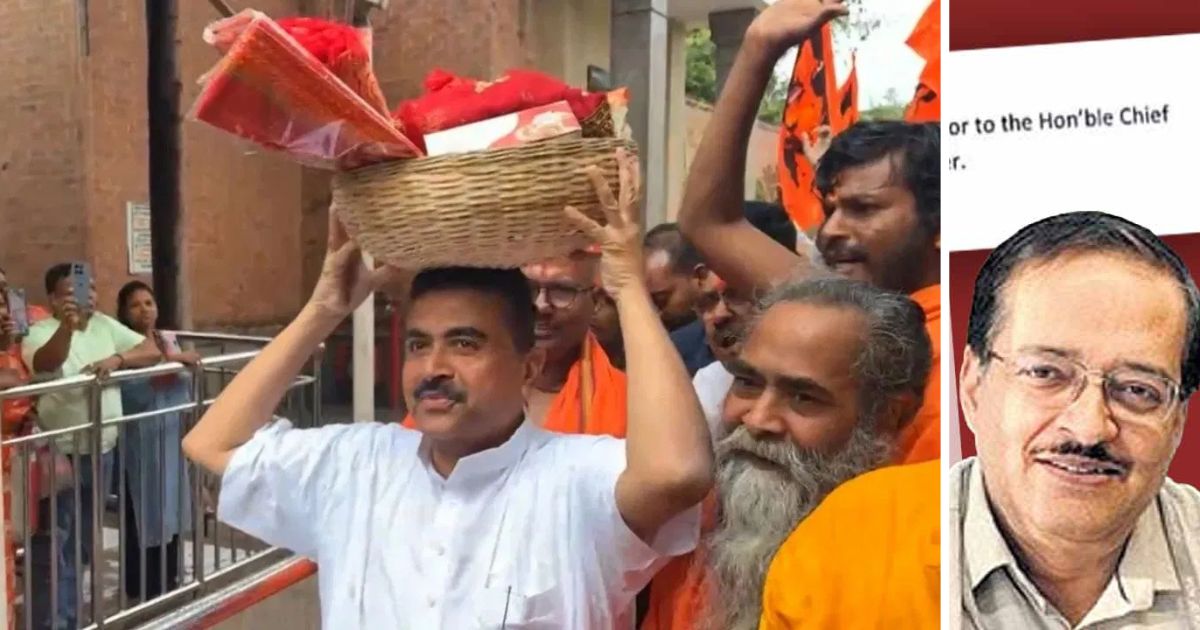 suvendu adhikari visit kalighat temple Subrata Gupta appointed as advisor to chief minister