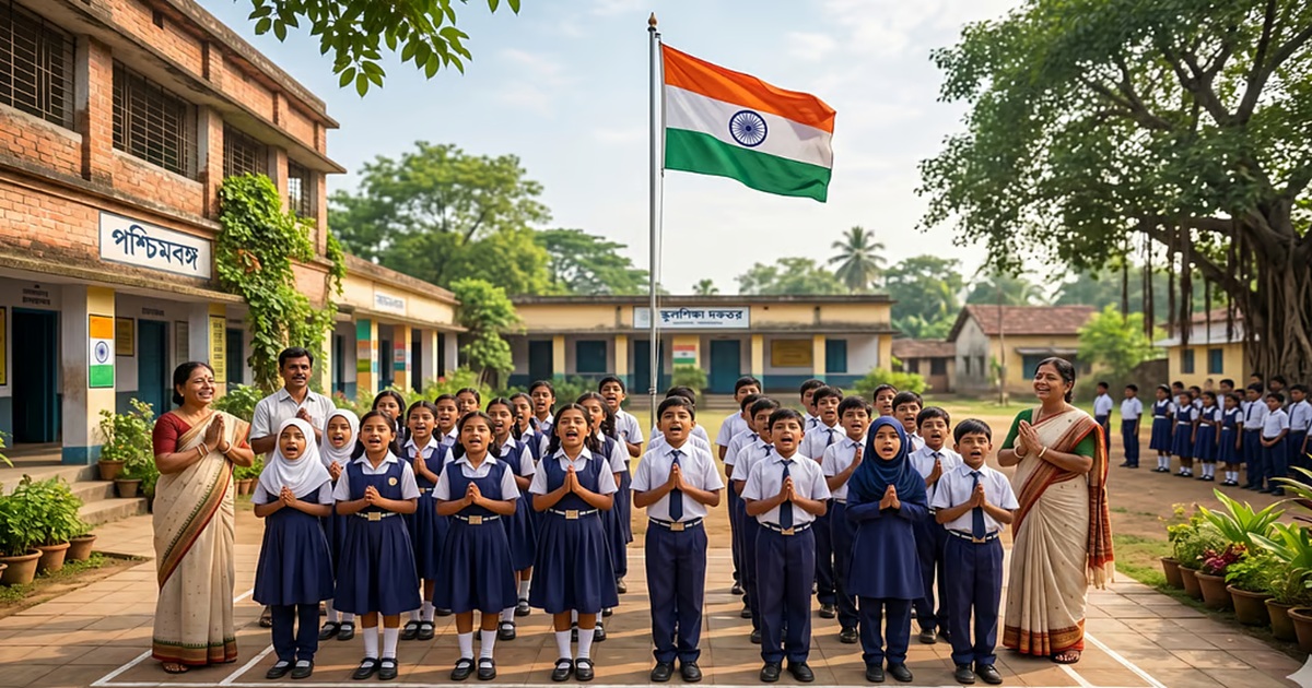 Vande Mataram in Schools: সোমবার থেকে রাজ্যের সব সরকারি স্কুলে বাধ্যতামূলক রাষ্ট্র গীত ‘বন্দেমাতরম’, ঘোষণা মুখ্যমন্ত্রী শুভেন্দুর