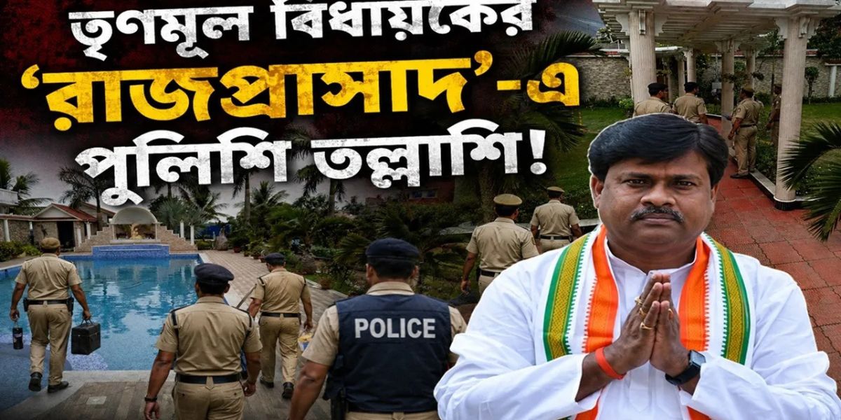 dilip mondal news trinamool mla dilip mondal police conduct a thorough search of a palatial estate featuring a luxury resort and sprawling gardens the mla remains missing sparking a game of hide-and-seek in the area