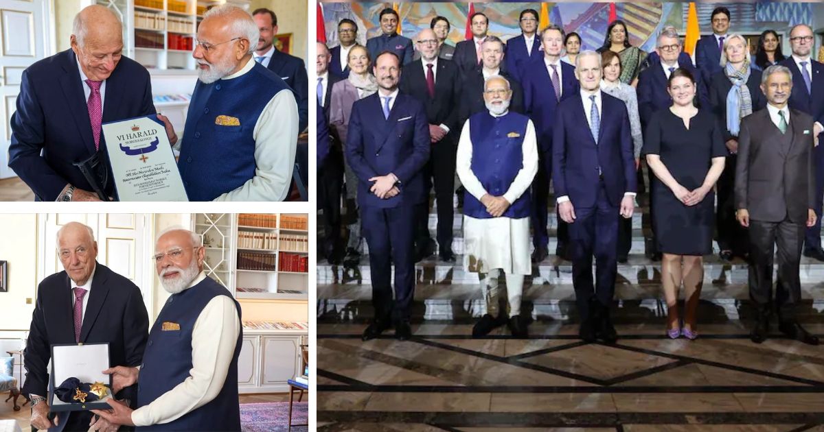 Modi receives Norways's highest civilian award, highlights India's 'rapid transformation'