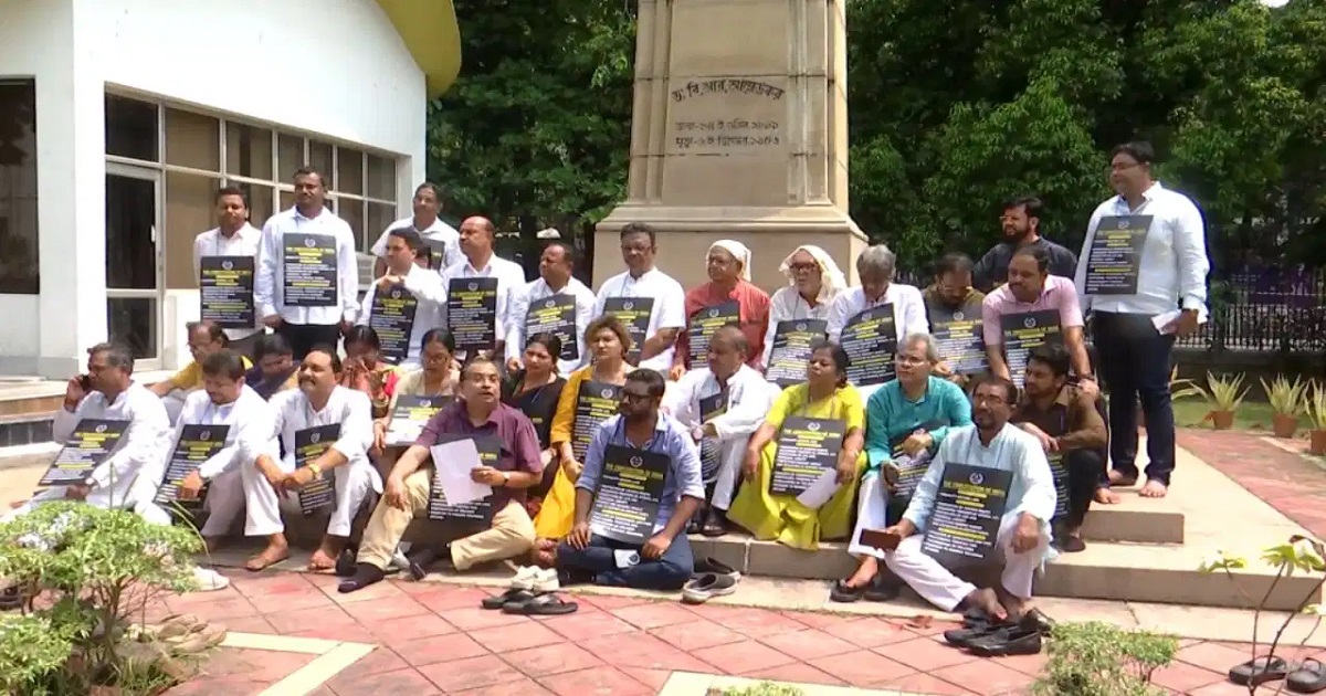 Tmc mlas skip protest programme assembly embarrassment